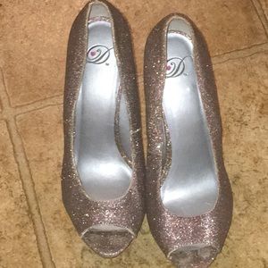 Sparkly heels